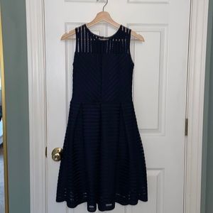 Navy blue cocktail dress